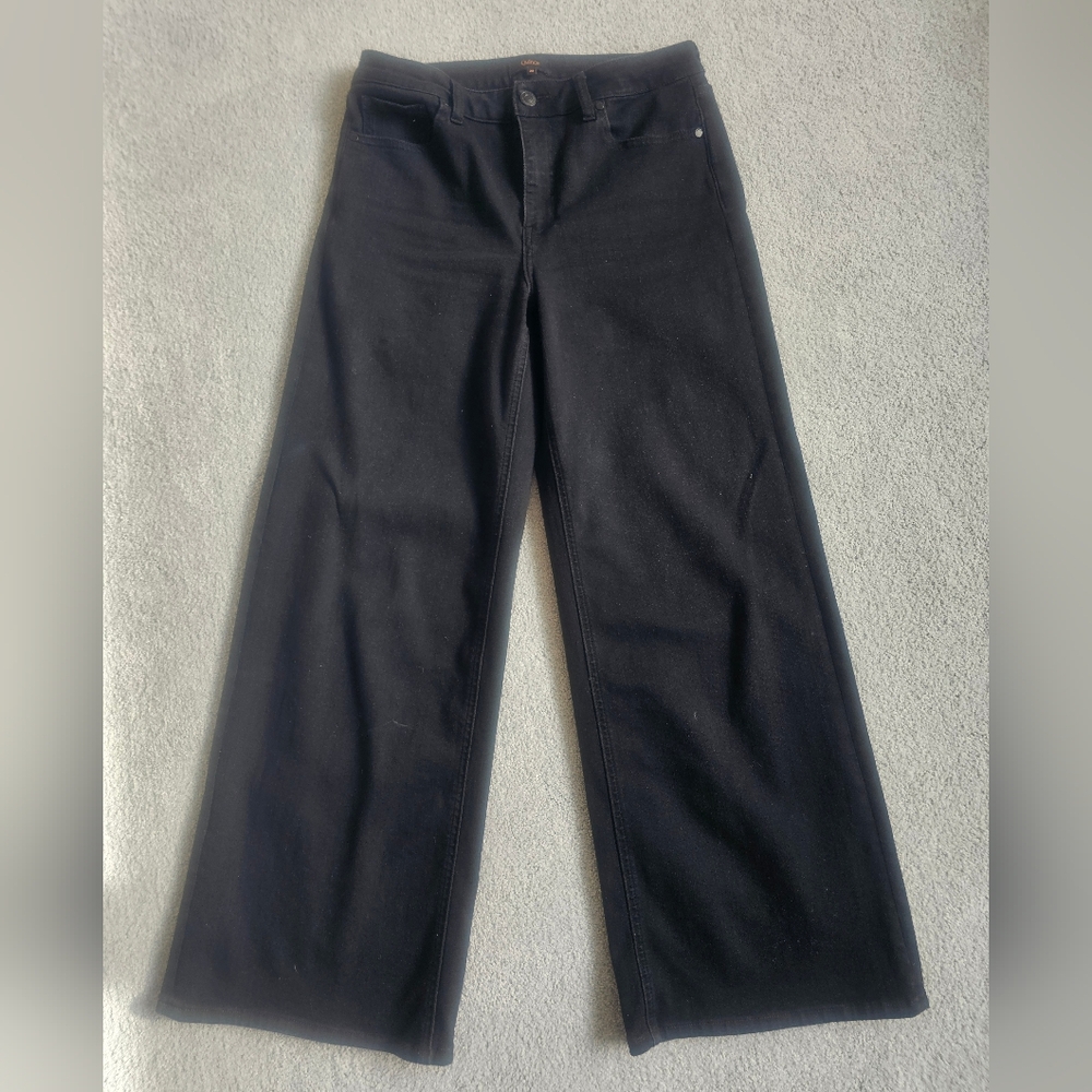 Quince Black Flare & Wide Leg Jeans